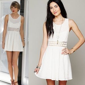 Free People crochet floral dress Size 10